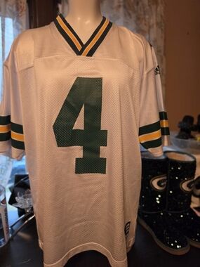 VINTAGE 1997/8 ~ adidas Green Bay Packers #4 Brett Farve Jersey